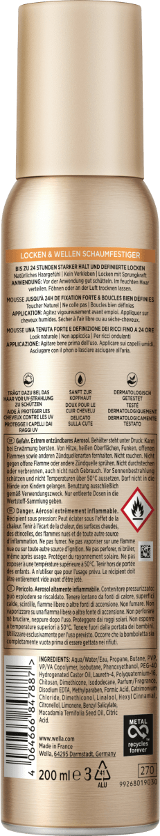 Schaumfestiger Locken & Wellen, Starker Halt, 200 ml