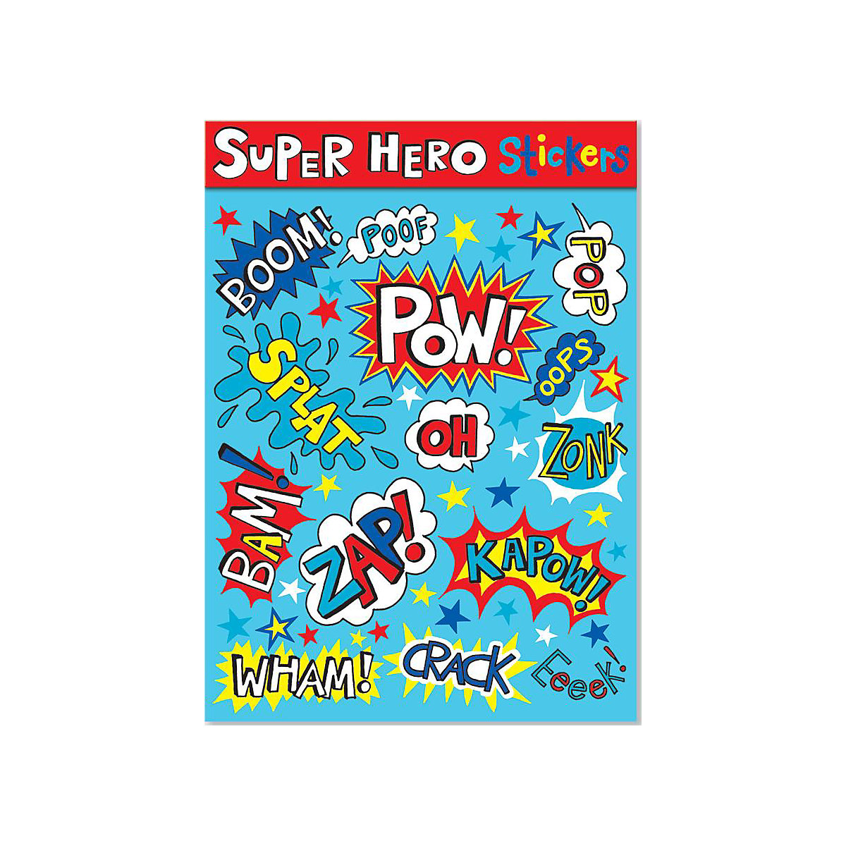 Sticker-Set Superhelden inkl. 80 Sticker, 18 x 13 cm
