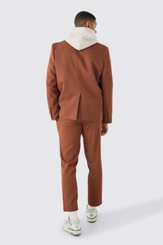 Kurze Mix & Match Slim-Fit Hose