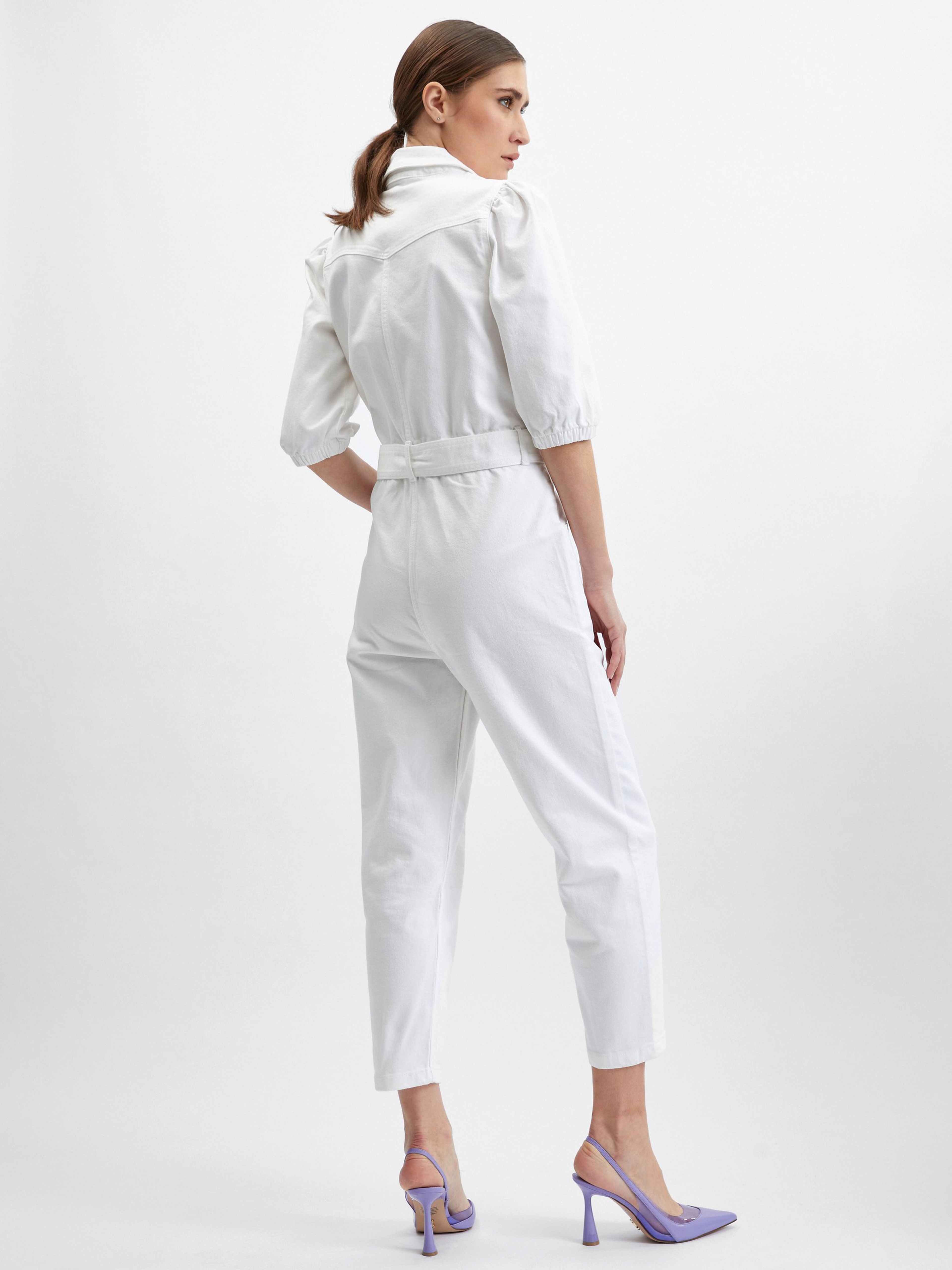 Weißer Denim-Overall für Damen ORSAY