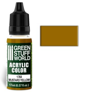 Acrylfarbe Mustard Yellow (17 ml)