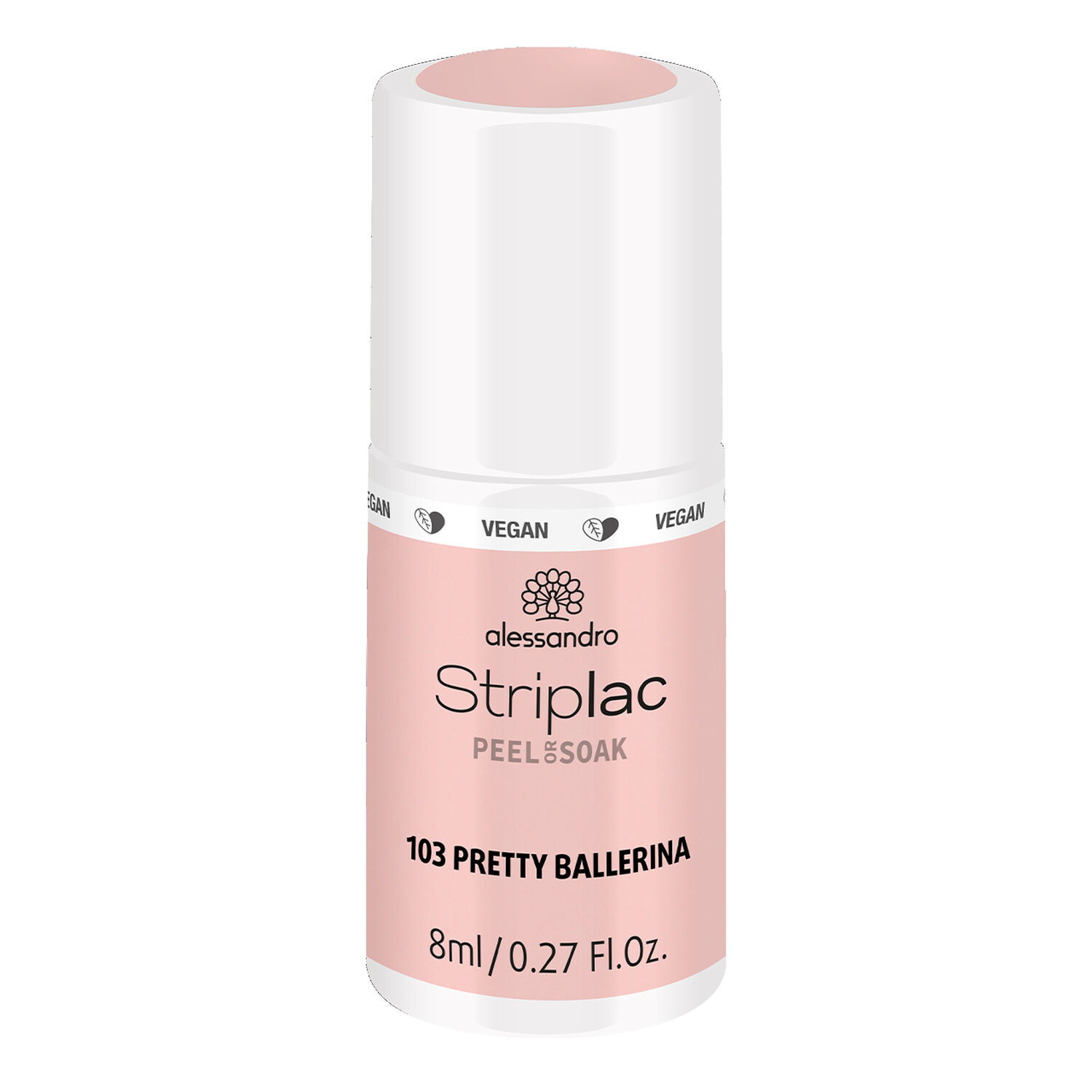 Alessandro Striplac Peel or Soak Vernis Semi-permanent - 103 Pretty Ballerina