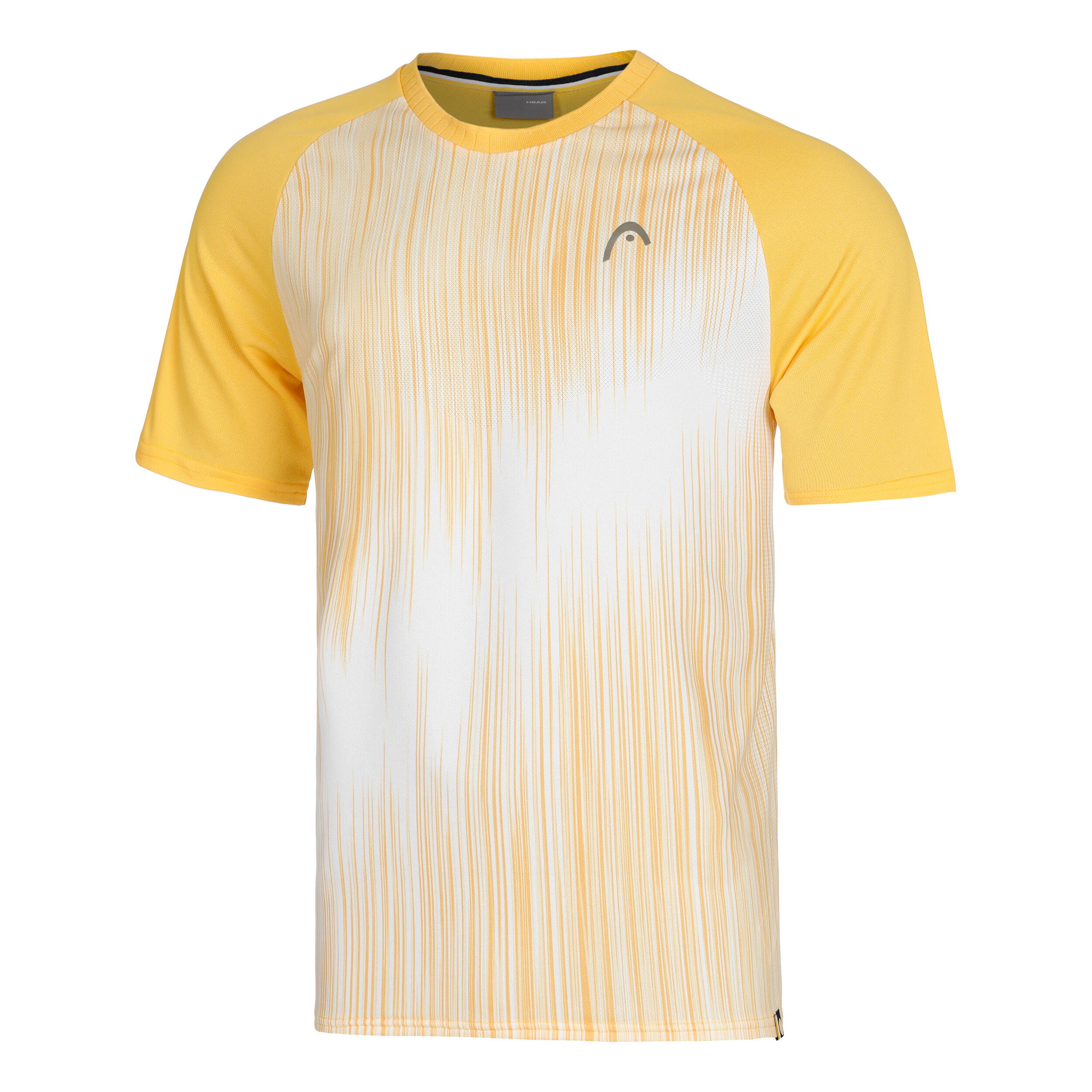 Performance T-Shirt Herren - Goldgelb, Weiß