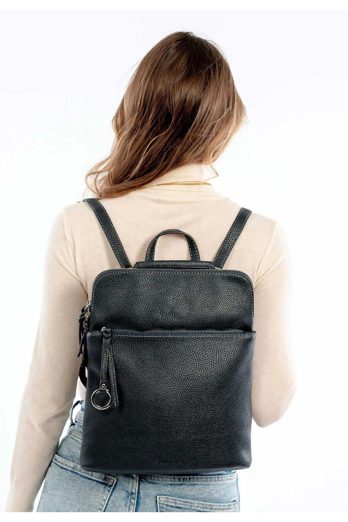 SURI FREY  Rucksack - Blau - Unifarben
