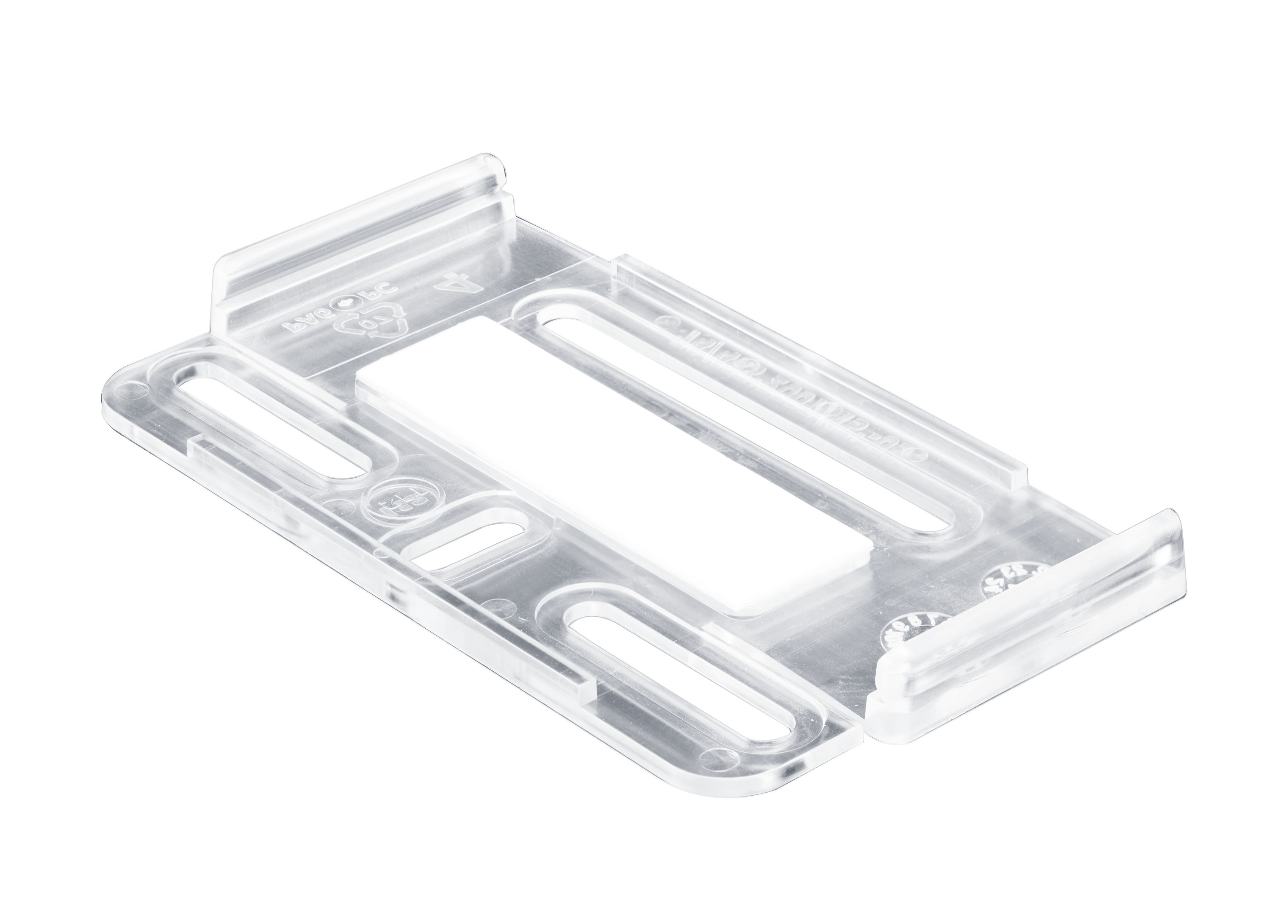 Kennzeichenhalter für österreichische Kennzeichen, 2 Paar, transparent von SimpleFix - ATU
