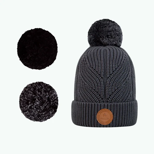 Dark Grey Derby Beanie