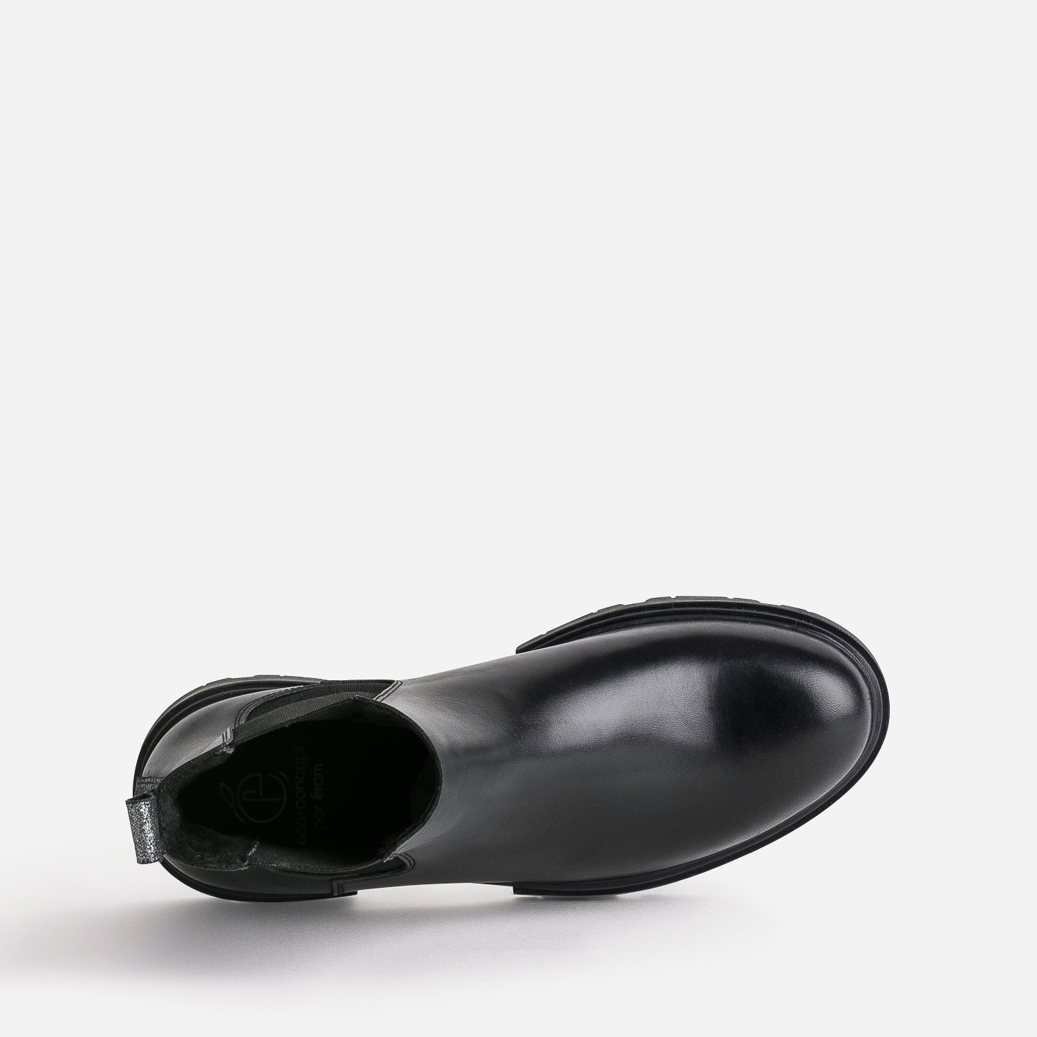 Chelsea boots TEXTO noir éco-conçu en cuir