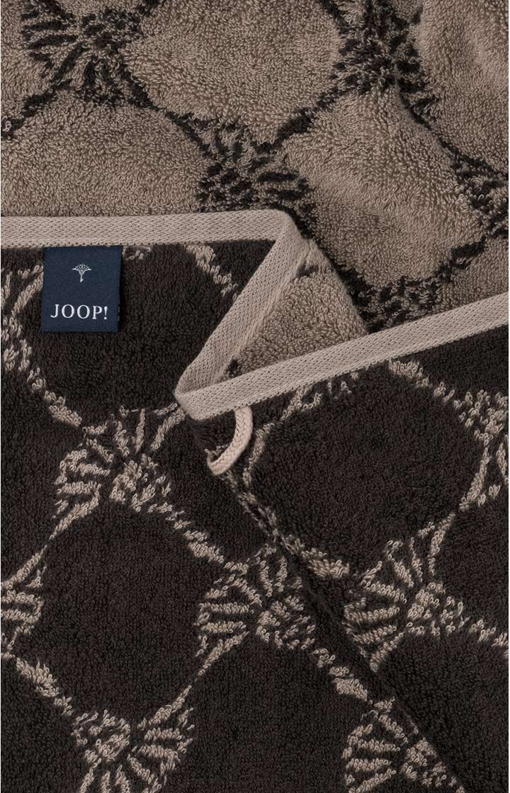 Gästetuch JOOP! CLASSIC CORNFLOWER in Mocca, 30 x 50 cm - im JOOP!