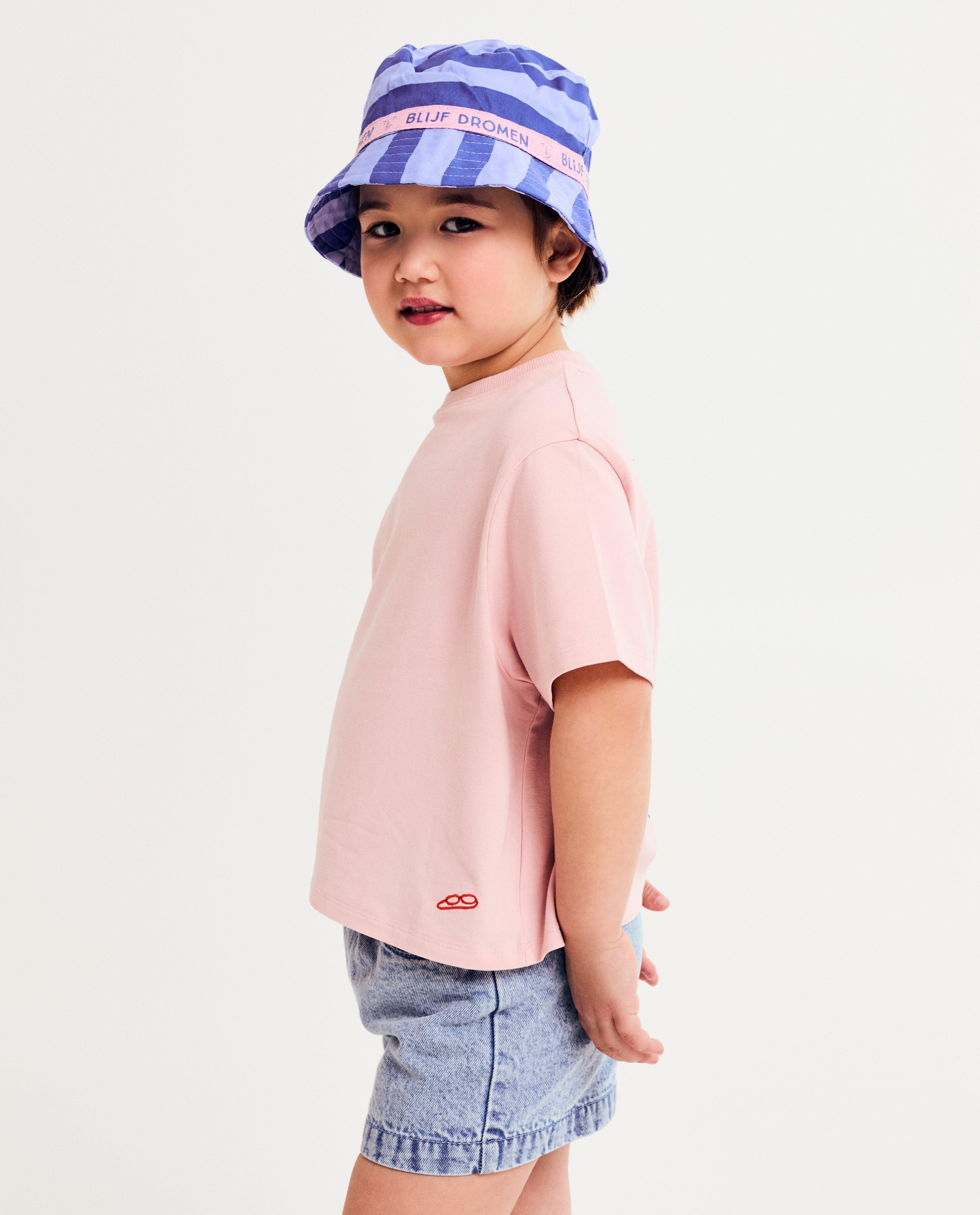 Tricou Elisabeth Lucie Baeten cu imprimeu pe spate, roz unisex