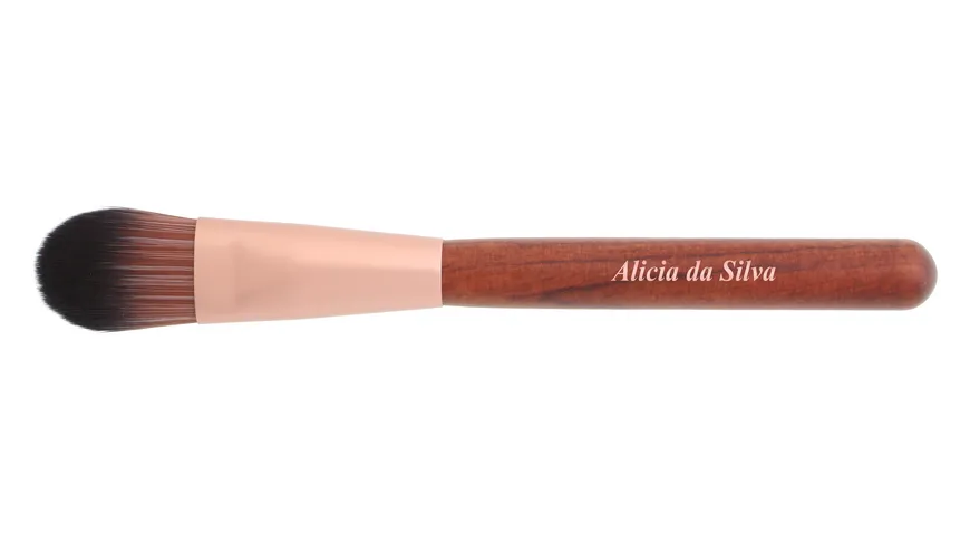 Alicia da Silva Foundationpinsel flach aus Holz