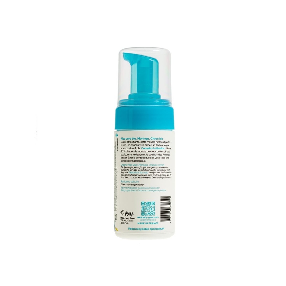 Lady Green Mousse nettoyante pureté Mousse nettoyante