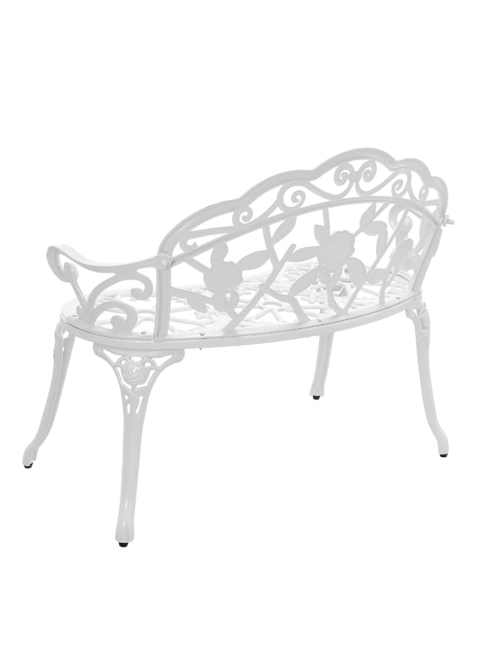 casa.pro Bank Monfalcone in Weiß (L)99cm (B)54cm (H)78cm günstig kaufen onesize