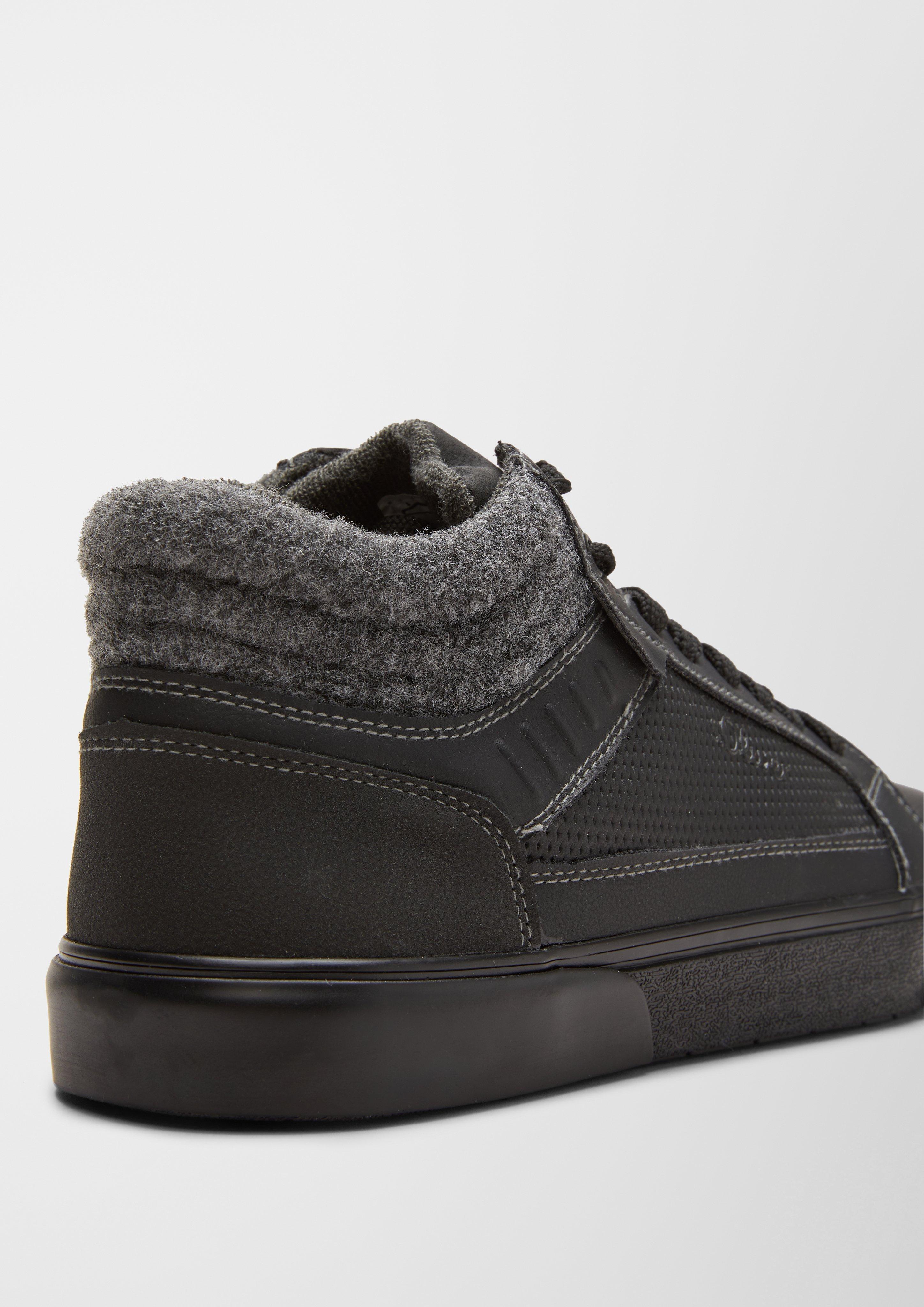 High Sneaker im Materialmix  6006436-001