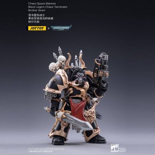 Warhammer 40k Actionfigur 1/18 Black Legion Brother Gnarl 17 cm