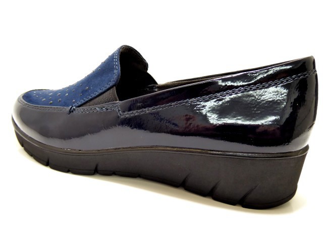 JANA Klassische Slipper blau