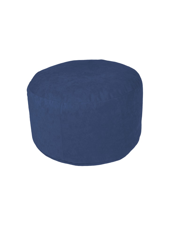 Linke Licardo Pouf Fußhocker Hocker Ø47/34 cm in blau günstig kaufen onesize