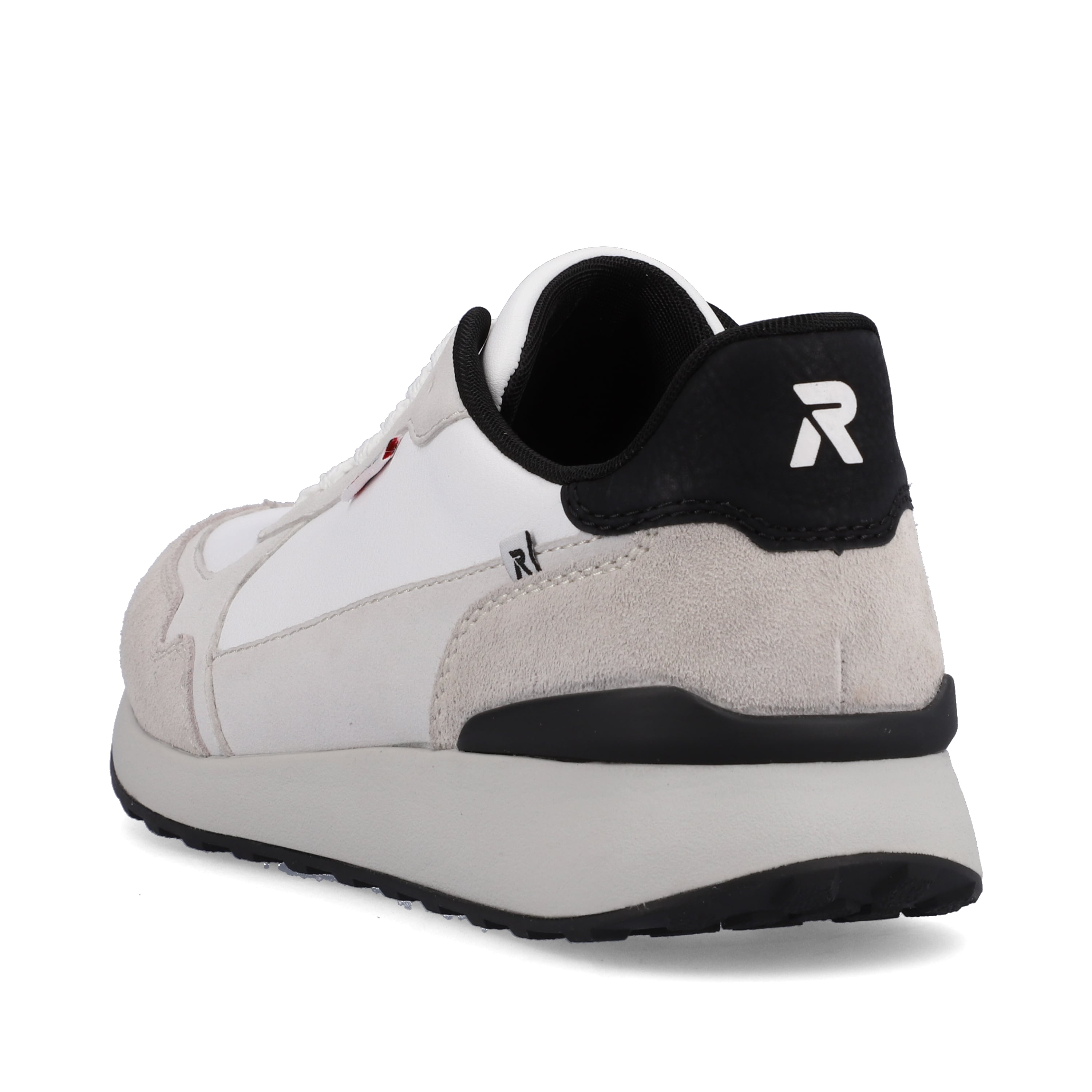 Rieker Herren Sneaker Low pearl-white grey