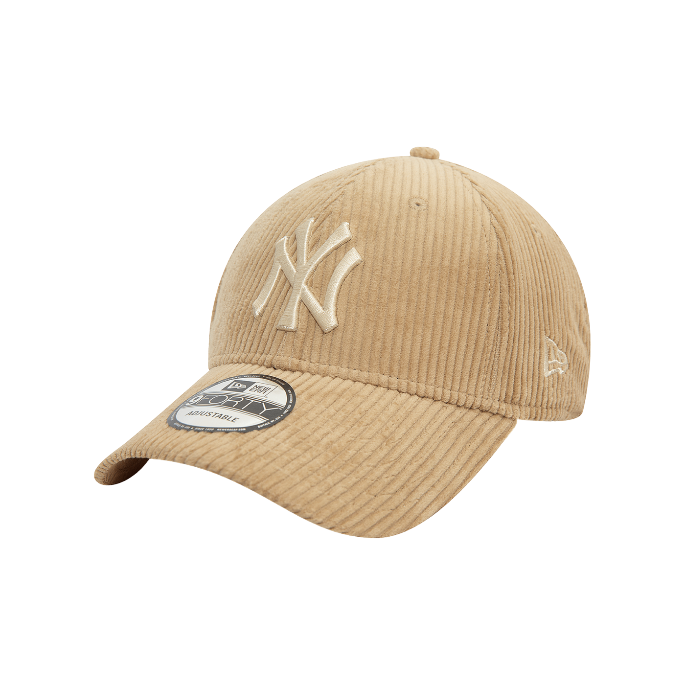 New Era MLB New York Yankees Cord 9Forty Cap Beige