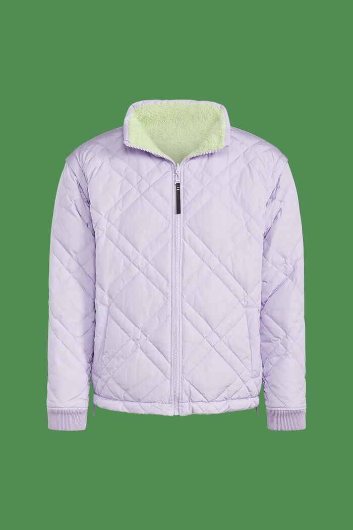 Wendesteppjacke mit abnehmbaren Ärmeln