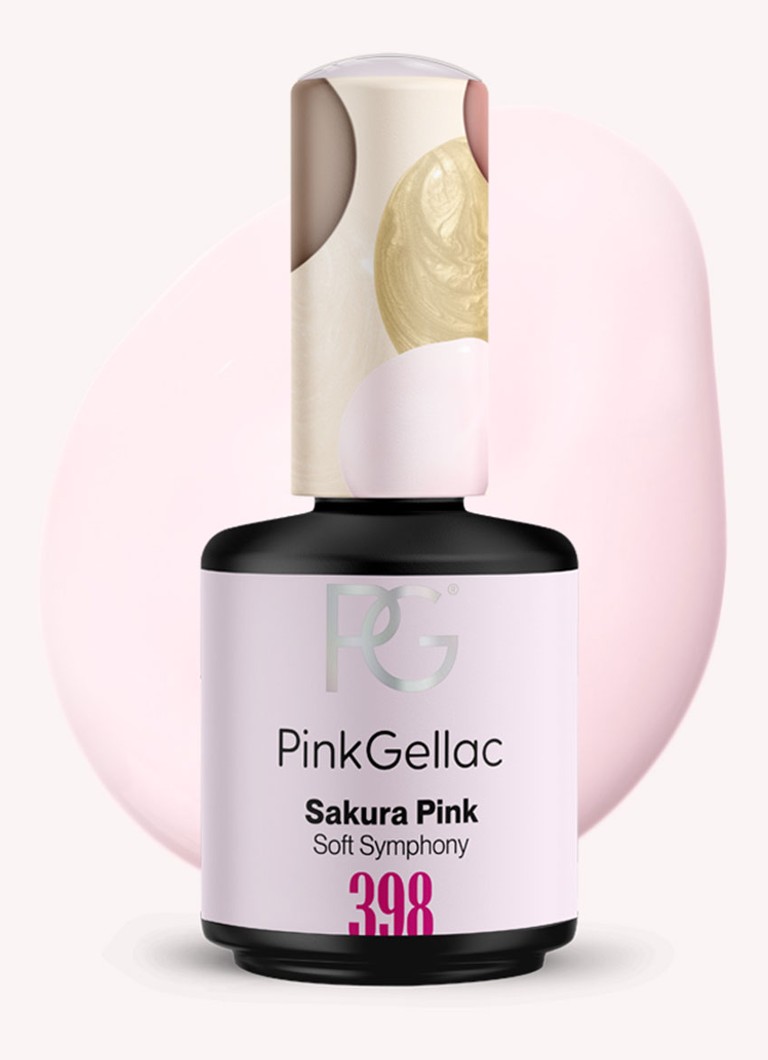 Pink Gellac 398 Sakura Pink - geelimäinen kynsilakka