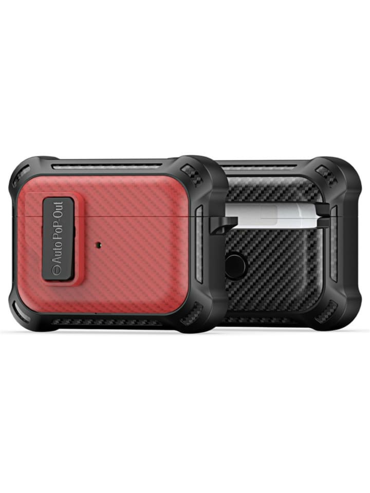 COFI 1453 Dux Ducis PECI-Serie Kopfhörerhülle kompatibel mit AirPods in Rot günstig kaufen onesize