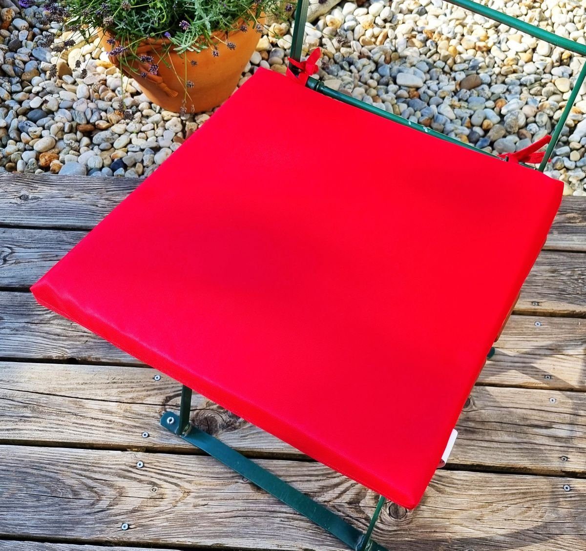 Coen Bakker Stuhlkissen JACK Outdoor Stuhlkissen 40x40cm Lounge Kissen Wasserfest Sitzkissen, mit Lotus Effekt, robust, strapazierfähig, für Innen & Außen