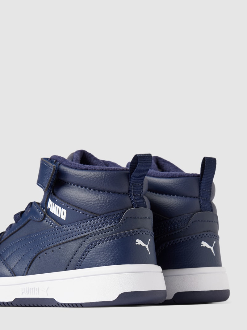 High Top Sneaker mit Label-Details Modell 'Rebound V6 Mid' in marineblau
