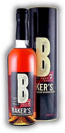 Baker's Bourbon Baker's Bourbon Dieser außergewöhnliche Bourbon ist ein wahres Meisterwerk. Alter 7 J. - 0,7	 Liter - Vol 53,5%
