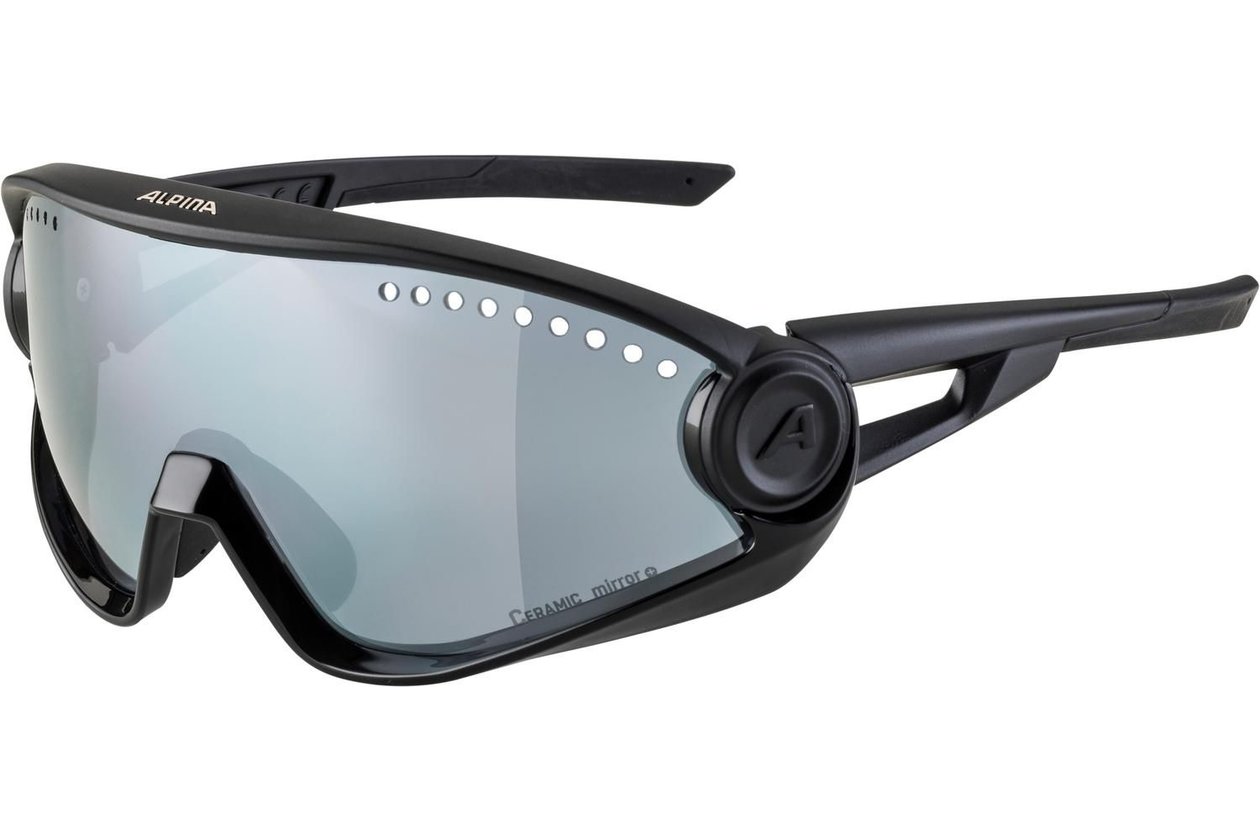 Alpina 5W1NG all black matt / black mirror lens