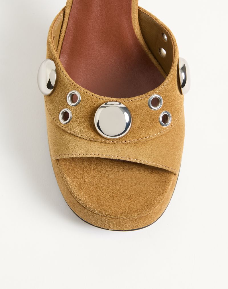 Nellcôte 90mm Split Leather Plateau Sandal
