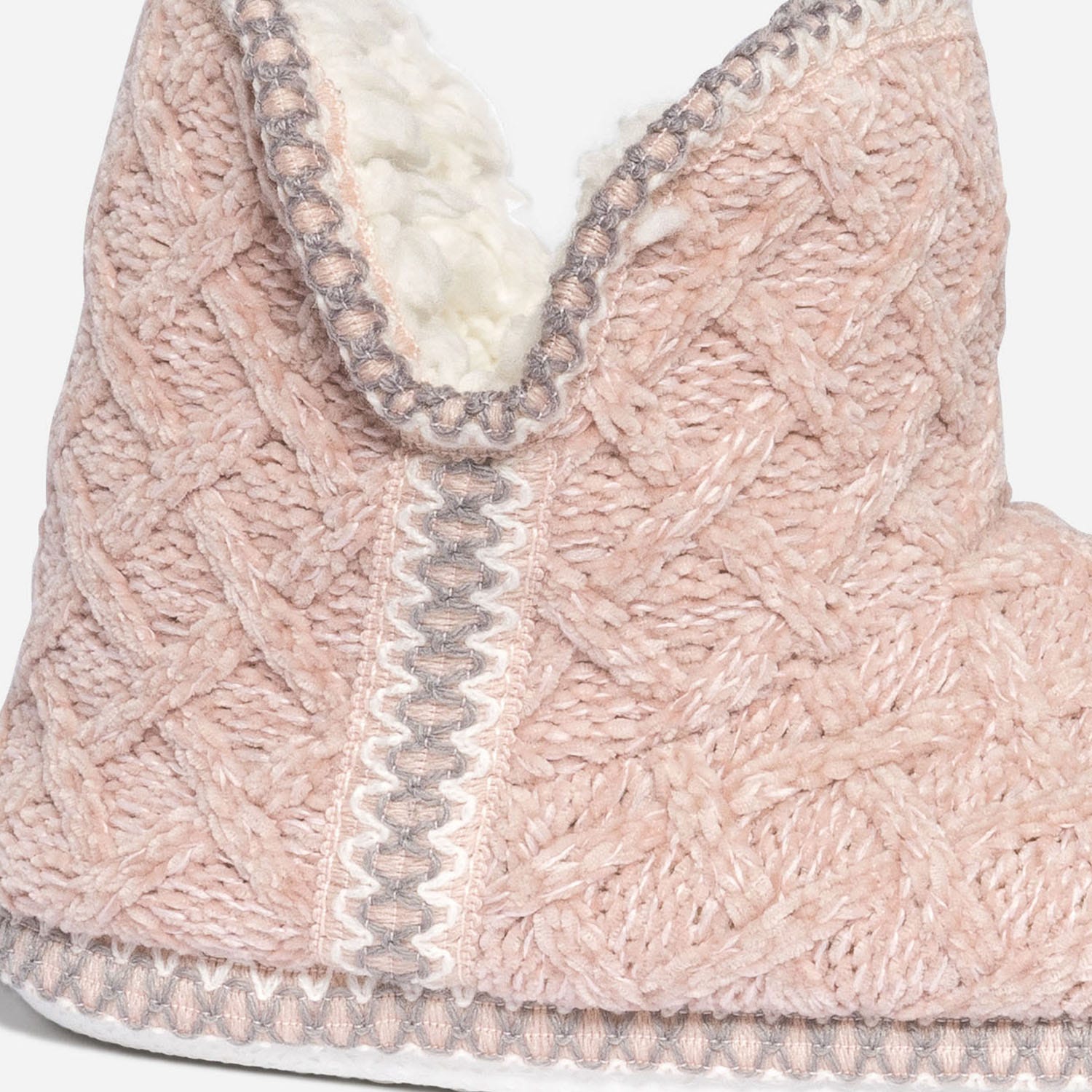 Chausson-boots rose fourré