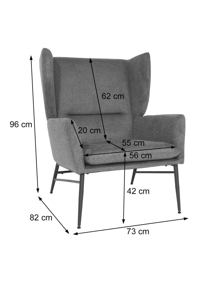 MCW Lounge-Sessel L62, Blau günstig kaufen onesize