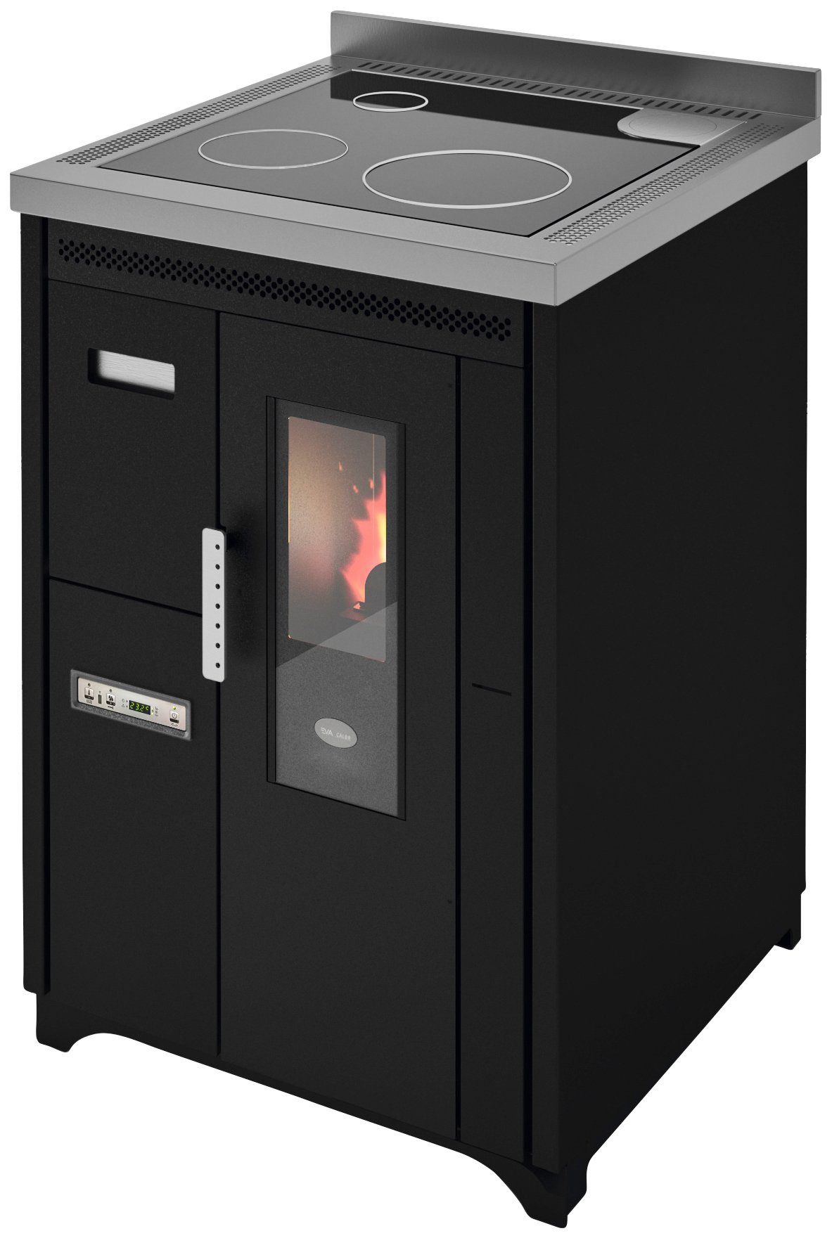 Blaze Pelletofen Küchenherd Nina, 6,5 kW, schwarz