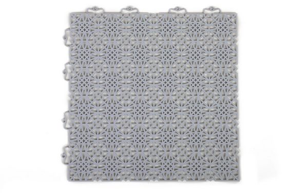 Andiamo Kunststoff-Fliesen Terra Sol, Packung, 7 St., Outdoor Klickfliesen, 38x38 cm, Set mit 1 qm, 2 qm, 5 qm, UV-beständig