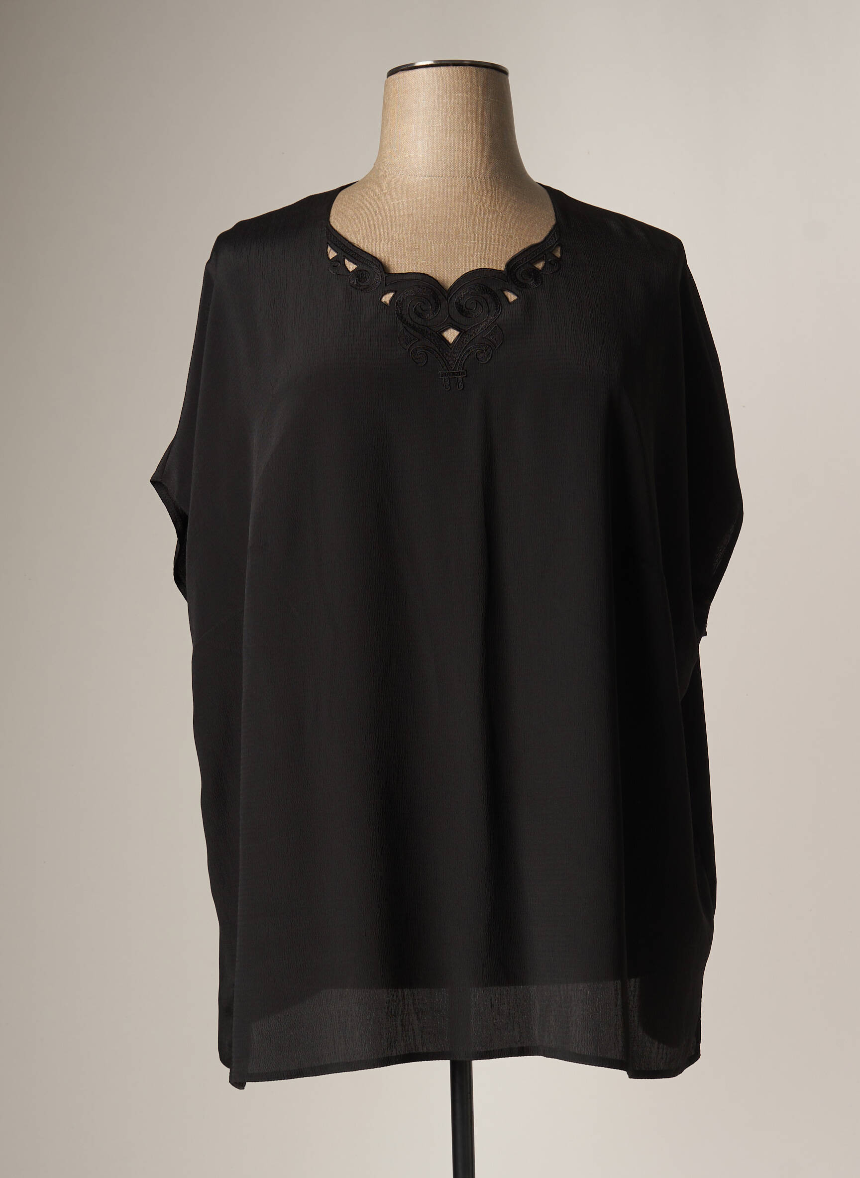 Francoise De France Tuniquemanchecourte Femme couleur noir