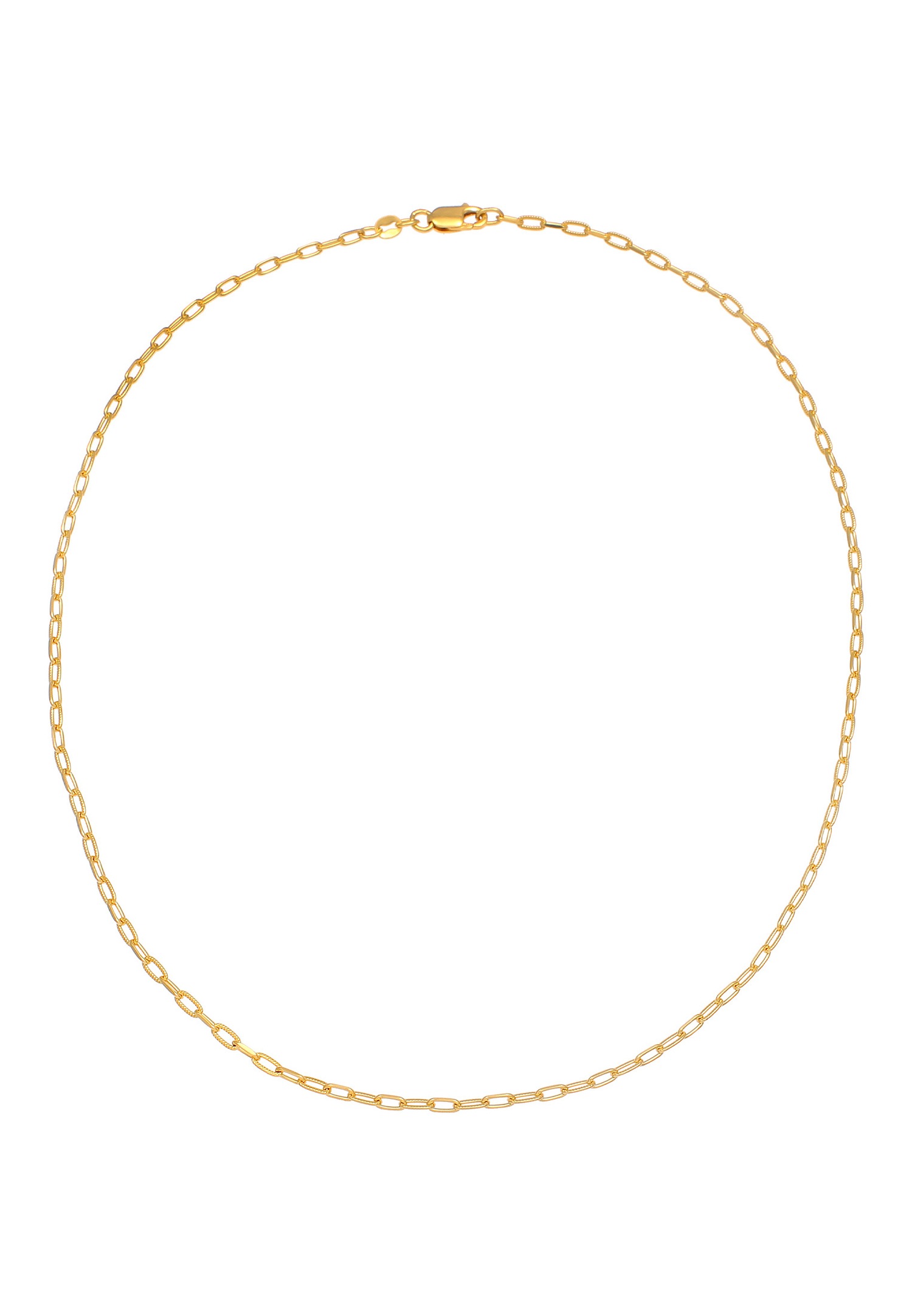 Catena Elli Link da donna, ovale, basic trend in argento sterling 925