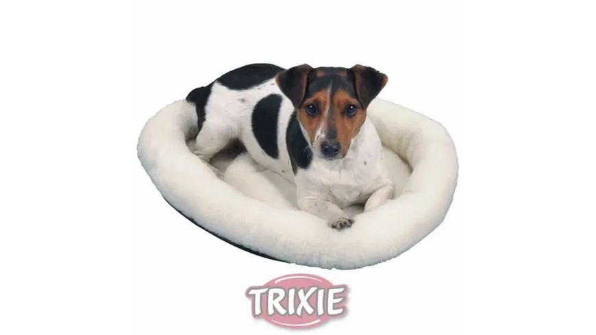 Trixie Zubehör Kuschelbett wendbar rot/wollweiß 47 × 38 cm