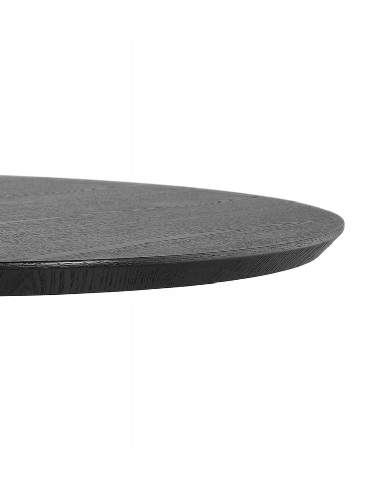 KADIMA DESIGN Esstisch Rund aus Holz und Metall | Moderner Stil in Schwarz günstig kaufen onesize