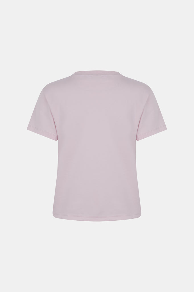 T-shirt coeur brodé
