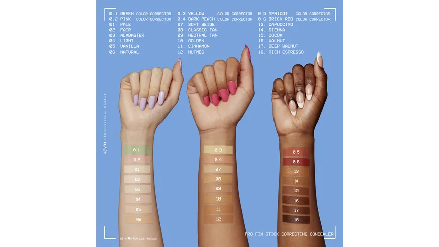 NYX PROFESSIONAL MAKEUP Fix Stick Quick Concealer 1.6 g 5 - Vanilla