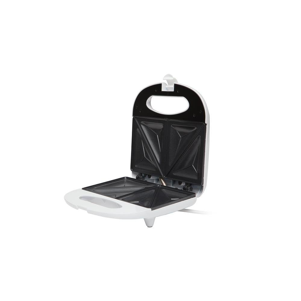Adler Sandwichmaker AD 301, 750 Watt, Sandwich-Toaster, weiß