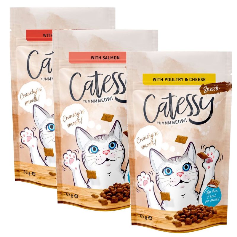 Probierpaket Catessy Knabber-Snacks 3 x 65 g zu TOP-Preisen