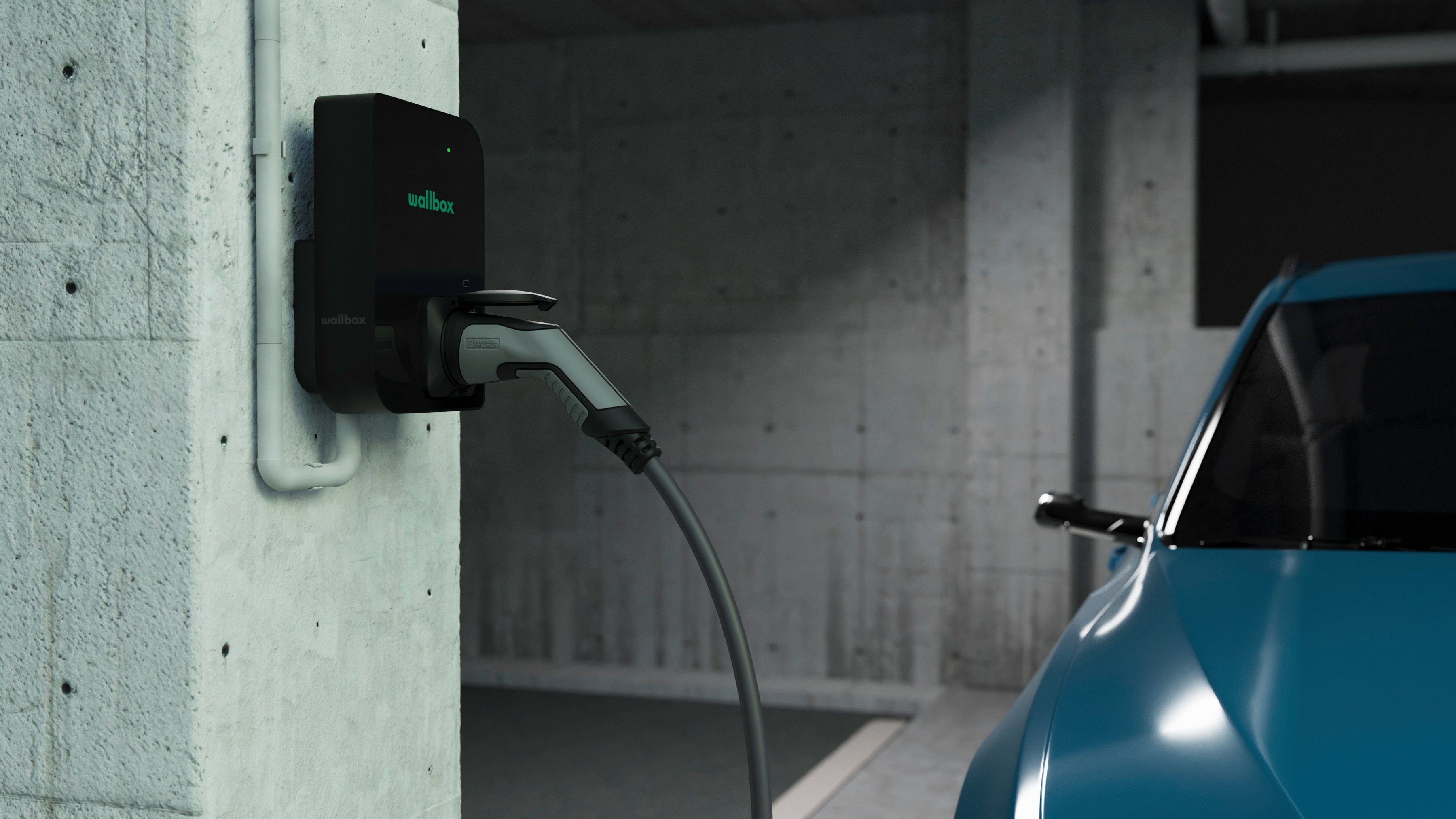 Wallbox stationär Elektroauto-Ladestation Copper SB, 1-phasig, 3-phasig, 1-St., max. 22KW/32A, Type 2, WiFiÐ&BT&RFID, ohne Kabel