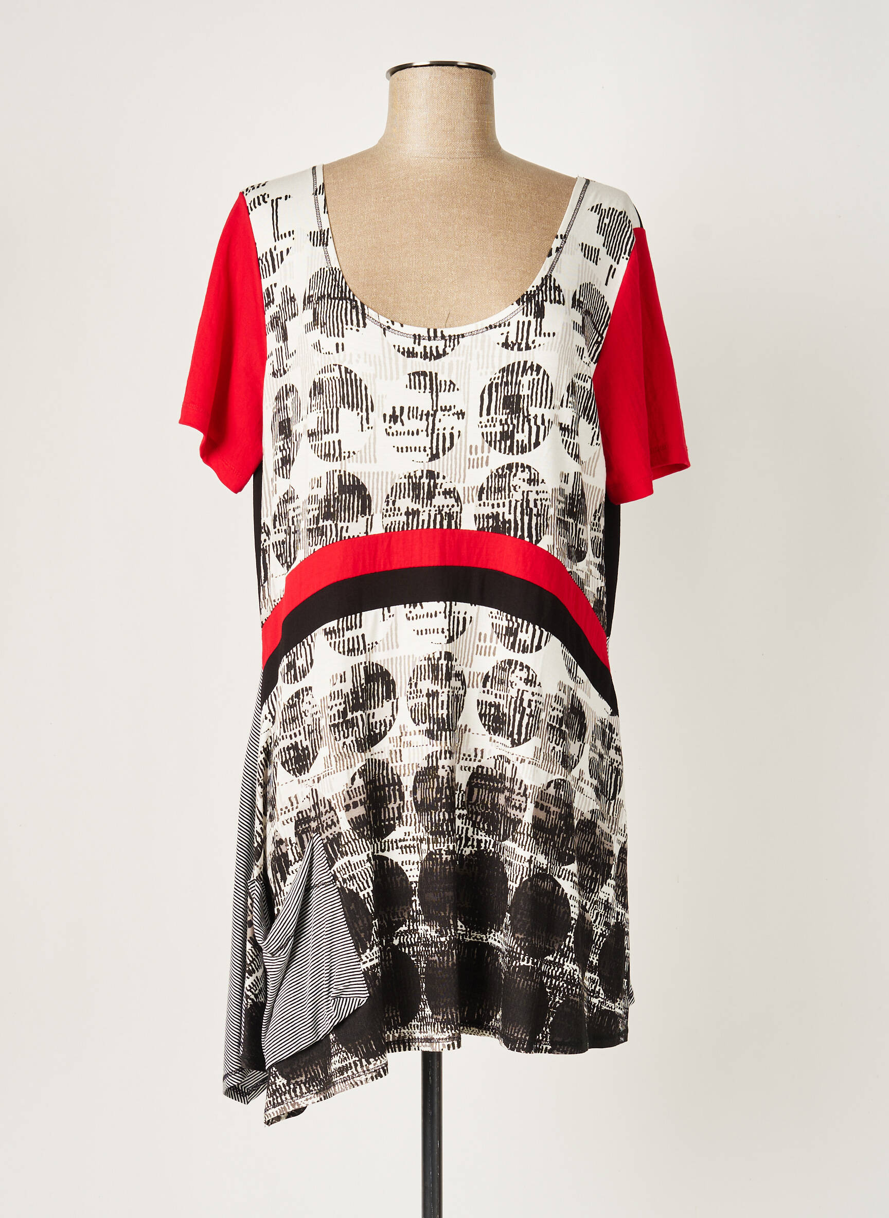 Franck Anna Tuniquemanchecourte Femme couleur noir