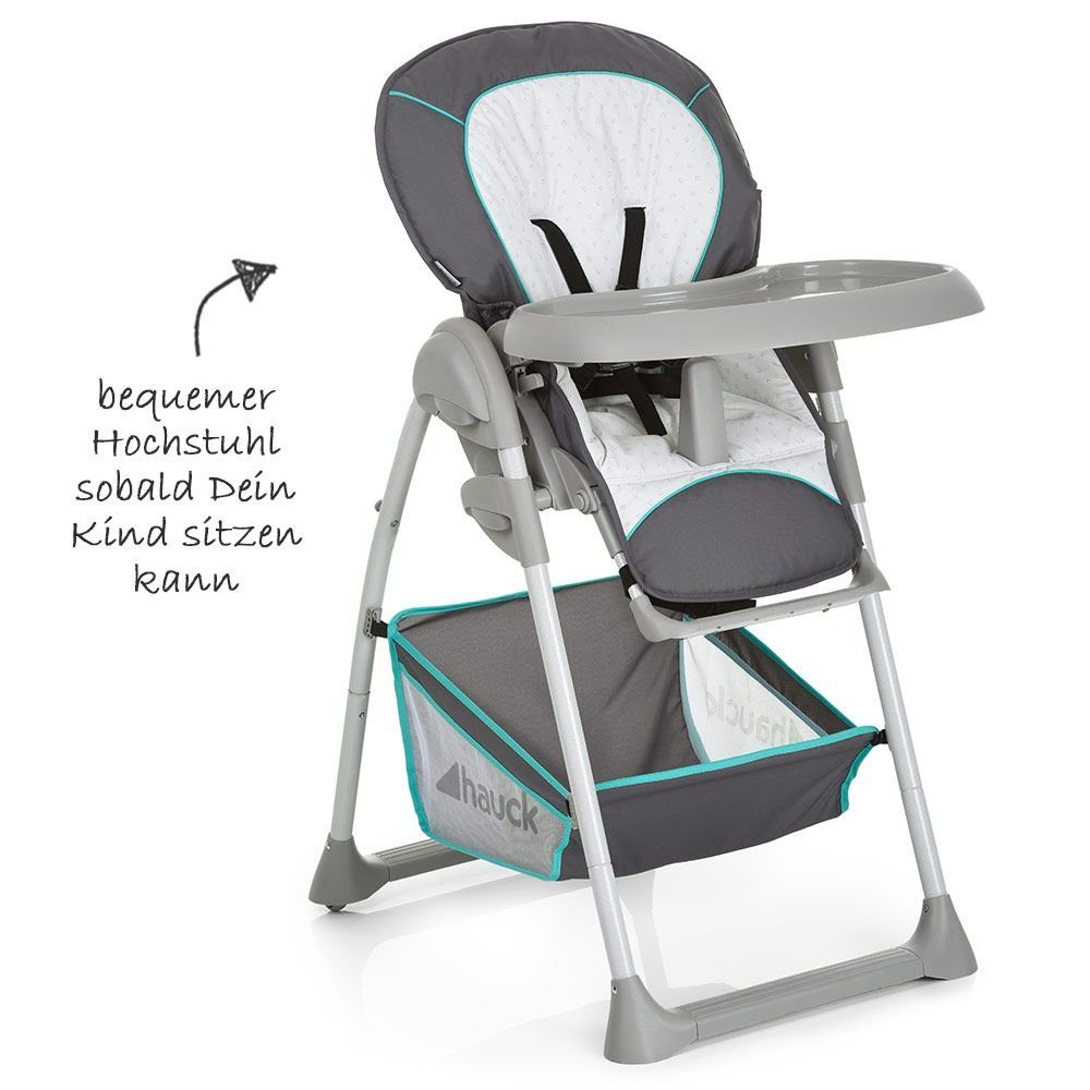 Hauck Hochstuhl Hauck Hochstuhl & Babyliege Sit'n Relax - Hearts