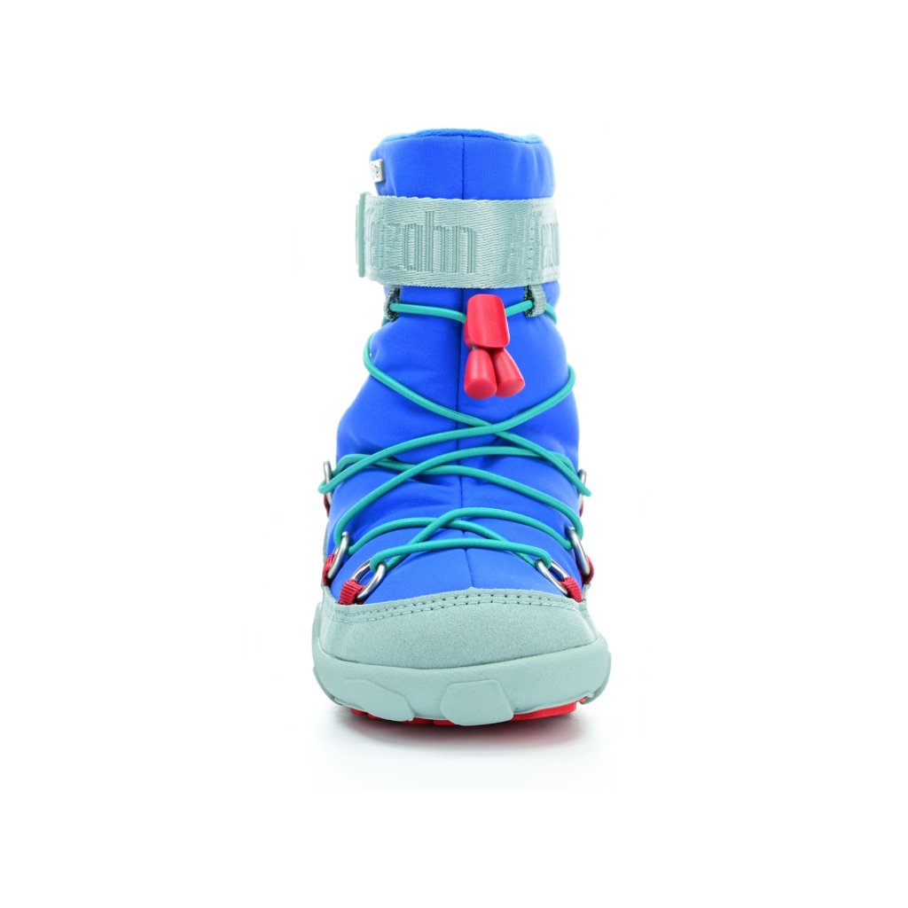 Affenzahn Schneestiefel Vegan Snowy Hai Blau Winterbarfußschuhe