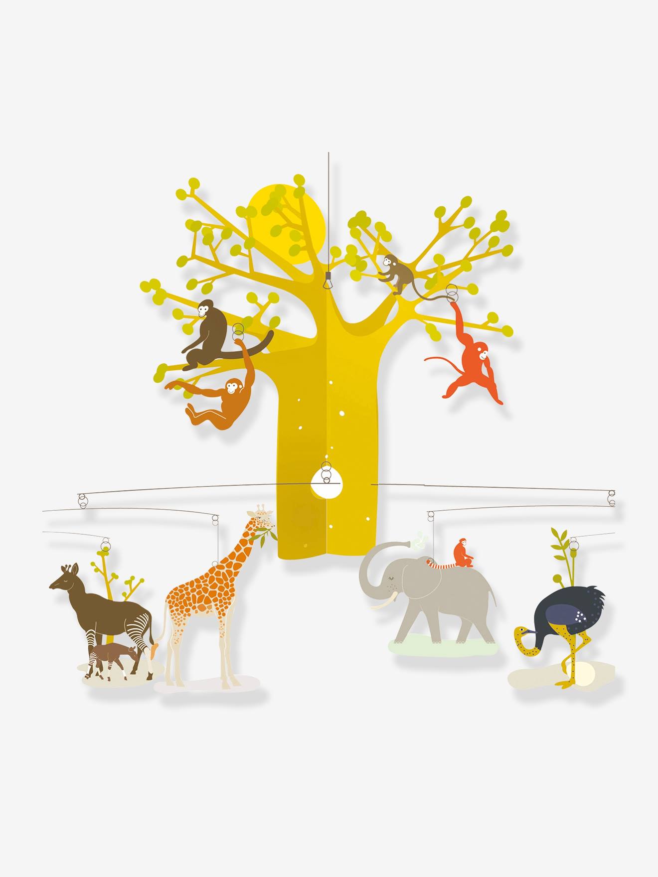 Djeco Kinder XL-Mobile Savannentiere DJECO - mehrfarbig