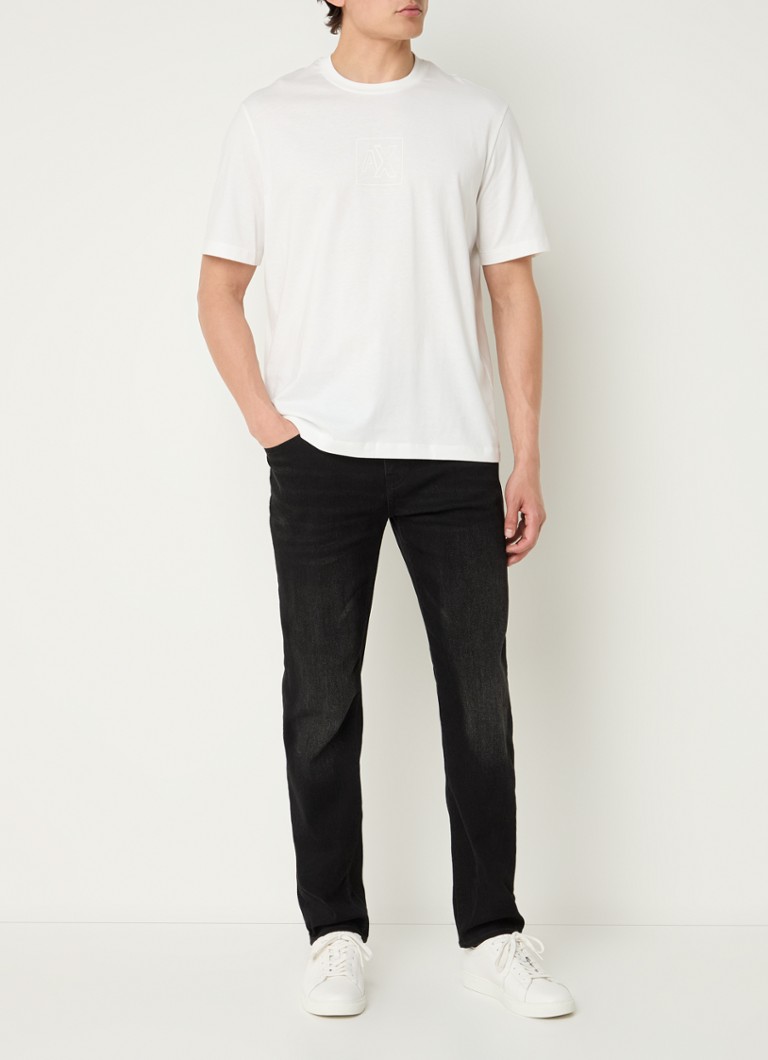 Tricou Armani Exchange cu logo imprimat