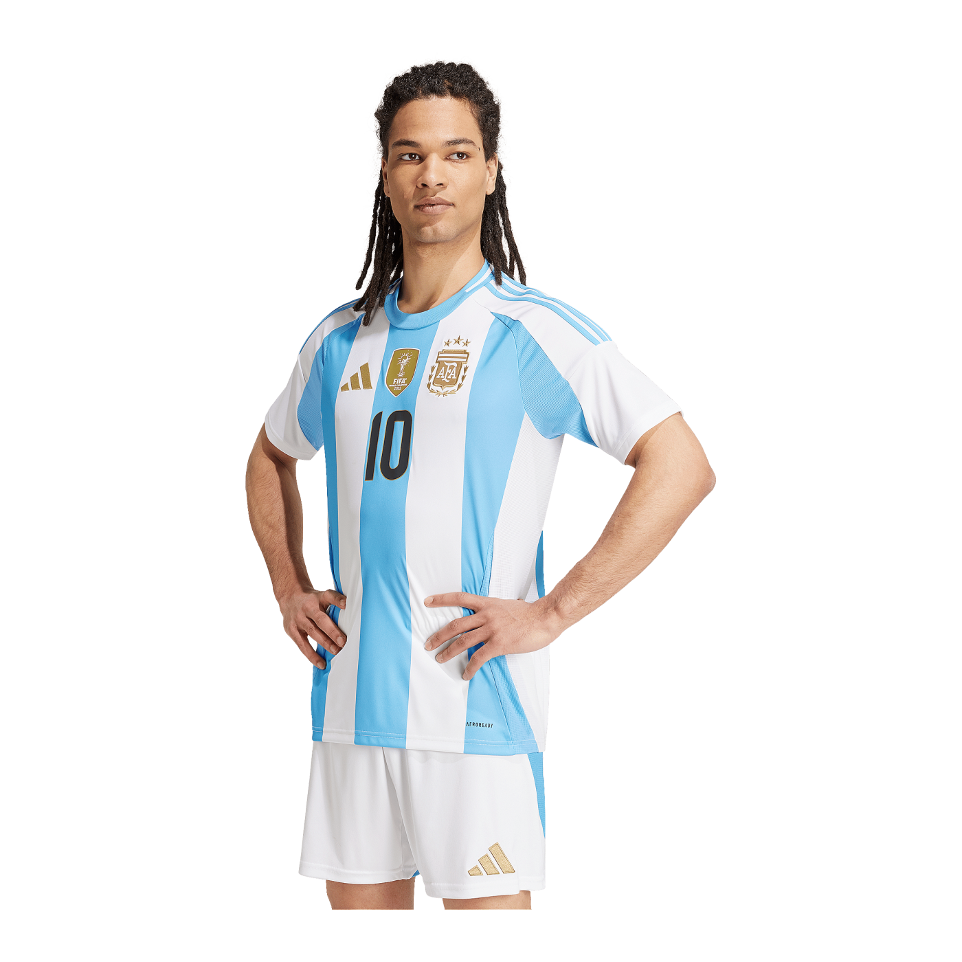 adidas Argentina 24 Messi Home Jersey White