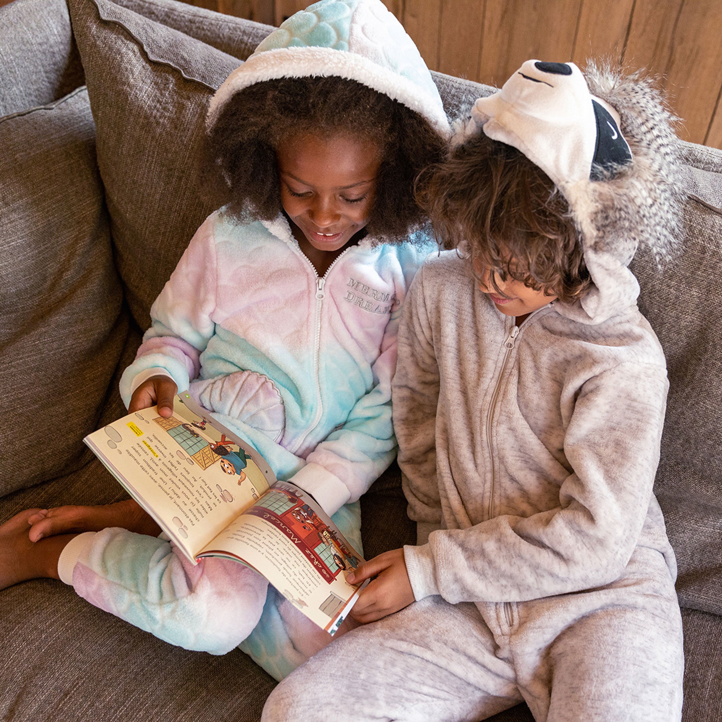 Combinaison pyjama violet fille | La Halle